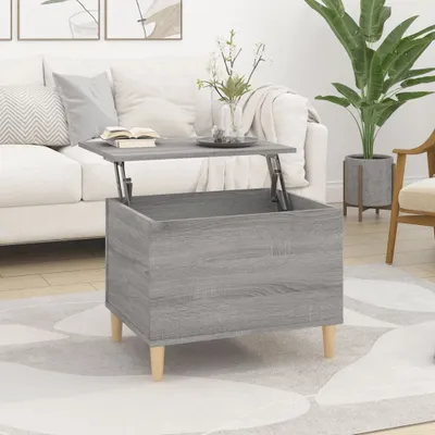 Produktbild von vidaXL Couchtisch Grau Sonoma 60x44,5x45 cm Holzwerkstoff - Couchtisch - Couchtische - Beistelltisch - Sofatisch