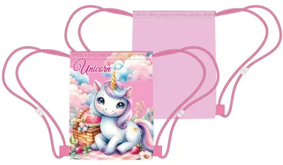 Produktbild von Einhorn Clouds Sporttasche, Turnbeutel 40 cm