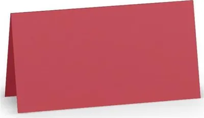 Produktbild von Tischkarte 10x10cm Rot