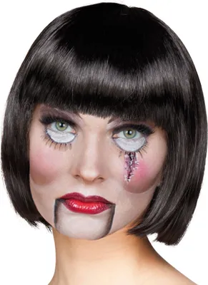 Produktbild von Vampir Gothic Perücke Damen Größe: ohne Attribut