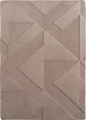 Image de Pompei Aro tapis poils ras rectangle 160x230cm beige