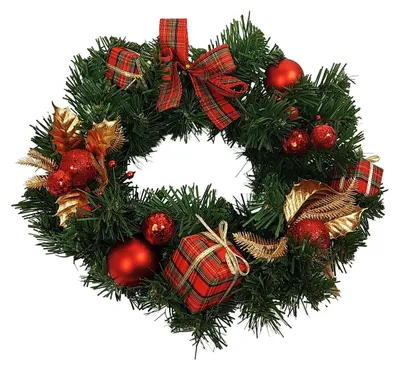 Produktbild von Adventskranz Ø30cm Kunstkranz