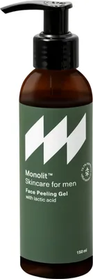 Obrázok produktu pre Monolit Skincare For Men Peelingujący żel do mycia twarzy z kwasem mlekowym, 150ml