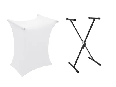 Immagine prodotto di Set SVT-1 supporto per tastiera + coperchio bianco