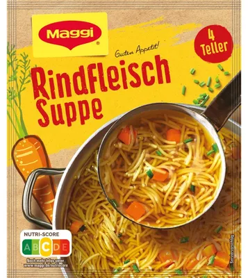 Immagine prodotto di Maggi Guten Appetit Zuppa di manzo con tagliatelle e verdure 85g