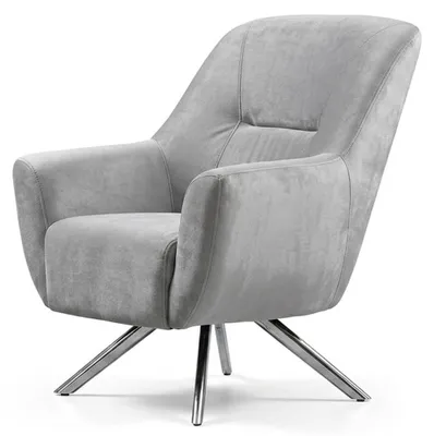 Immagine prodotto di Poltrona, stile moderno, grigia, confortevole, comoda, elegante, minimalista