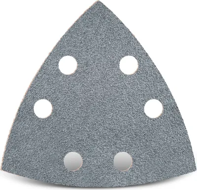 Produktbild von MENZER Platinum Klett-Schleifblätter, 93 mm, 6-Loch, f. Deltaschleifer, Halbedelkorund (50 Stk.) K240