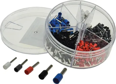 Produktbild von Aderendhülsen-Sortiment, 400-tlg, 0,5-2,5mm²