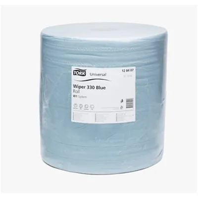 Produktbild von Tork 128407, 1000 Blätter, Blau, 369 mm, 340 m, 340 mm, 35 cm