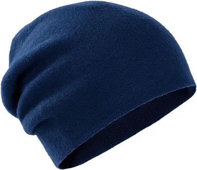 Productafbeelding van Kasjmier muts - 100% kasjmier - Dubbellaags gebreid - Oversized wintermuts uni