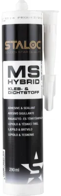 Produktbild von STALOC Premium Kleb- und Dichtstoff MS Hybrid | weiß | universell für unzählige Verklebungen | 290 ml