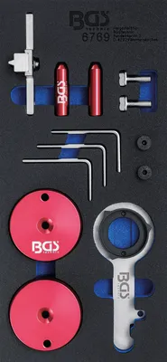 Immagine prodotto di BGS 6769 | Inserto carrello officina 1/3: Set di attrezzi per la regolazione del motore | per Ford 2.0TDCI ECOBLUE