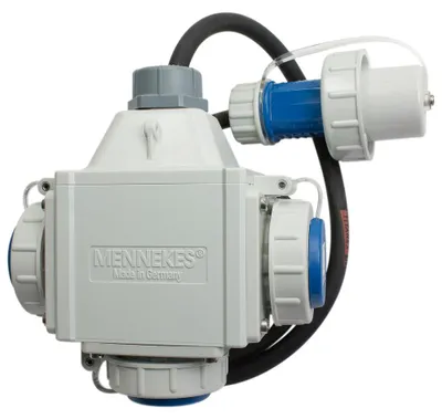 Produktbild von Mennekes Dreifachverteiler Deltabox 230 V, 16 A, Compact 10866 (Stromverteiler)