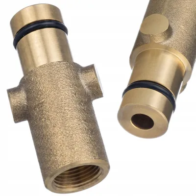 Zdjęcie produktu dla Adapter mosiężny Nilfisk / Gerni / Husqvarna / Stihl na gwint 1/4” wewnętrzny | Przejściówka do akcesoriów ciśnieniowych