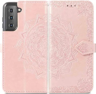 Immagine prodotto di Custodia a libro imoshion Mandala per Samsung Galaxy S22 - Oro rosa