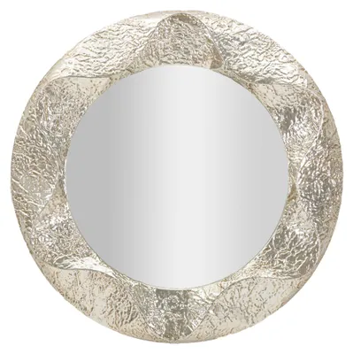 Produktbild von Dafateda - Spiegel, 104x104h cm Silber, Rahmen in Materieffekt