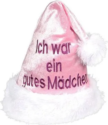 Produktbild von Verrückte Weihnachten – Lustige Weihnachtsmützen für Damen, Herren & Kinder – Schneemann, Tannenbaum, Nikolaus – Witzige Party Mütze Uni Kostüm Accessoire für Weihnachtsfeier & Winterfeste Modell wählen: Gutes Mädchen