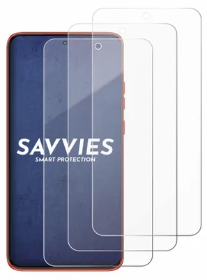Produktbild von 3x Savvies Schutzglas Folie für Motorola Edge 60 Neo 9H Panzer Schutzfolie Glas Displayschutz klar transparent