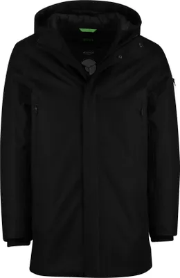 Produktbild von BOSS Orange Winterjacke OW Hexatech Parka schwarz einfarbig