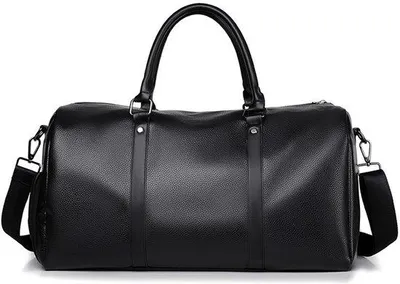 Immagine prodotto di Borsa da viaggio capiente con scomparto umido e scomparto asciutto, nera