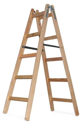 Produktbild von Leiter Strend Pro, PROFI, Holz-Stehleiter, 5-stufig, 1,53 m, max. 150 kg