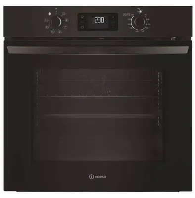 Image de Four intégrable 71l 60cm pyrolyse noir - Indesit - IO275PB -