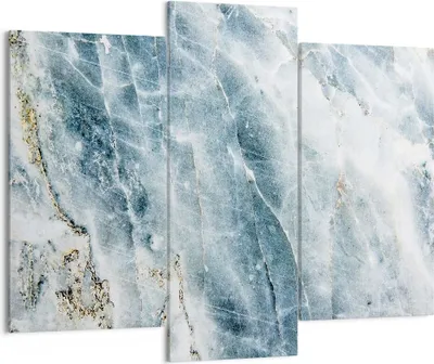Produktbild von Bild auf Leinwand - Leinwandbild - 3 Teile -  Nachahmung Stein Marmor - 130x100cm - Wand Bild - Wanddeko - Wandbilder - Leinwanddruck - Bilder - Wanddekoration - Leinwand bilder - CB130x100-4366