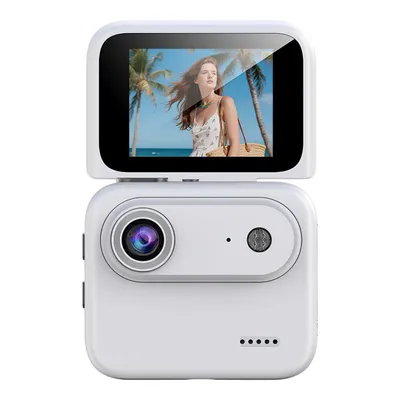 Produktbild von Action Kamera Mini Actioncam mit Klappdisplay, 140° Weitwinkel, 1/4-Zoll Stativgewinde für Vlog, Fahrrad, Reisen und Outdoor
