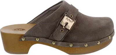Produktbild von Scholl Pescura Clog 50 Beige / Honey Suede - Veloursleder 41