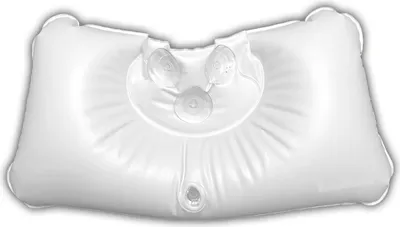 Produktbild von Aufblasbares Badewanne Nackenkissen mit Saugnäpfen 47 x 24,7 cm Badekissen Kopfstütze Wannenkissen