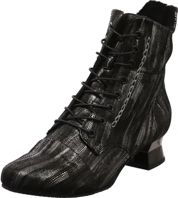 Produktbild von Simen Damen Schnürstiefelette silber