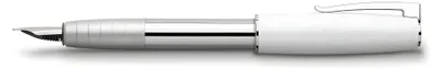 Produktbild von Faber Castell Füller LOOM Piano weiß Feder EF