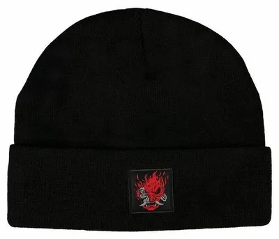 Produktbild von JINX CP2077 Samurai Logo Beanie Black