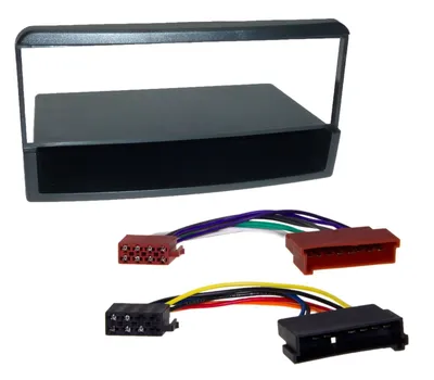 Image de Cadre de montage radio avec cadre de rangement Adaptateur DIN ISO Câble Connecteur pour Ford