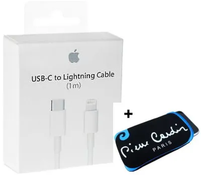Produktbild von Daten-/Ladekabel - Apple MX0K2ZM/A - 1m - mit Schutztasche - USB-C auf Lightning - Retourenware
