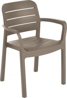 Obrázek produktu pro Zahradní židle TISARA - 53 x 58 x 83 cm - cappuccino
