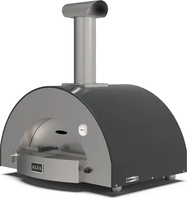 Produktbild von Alfa Forni Classico 2 Pizze Hybrid Schiefer Grau