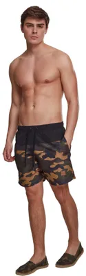 Image de Urban Classics - BLOCK Caleçon de bain bois camo - S