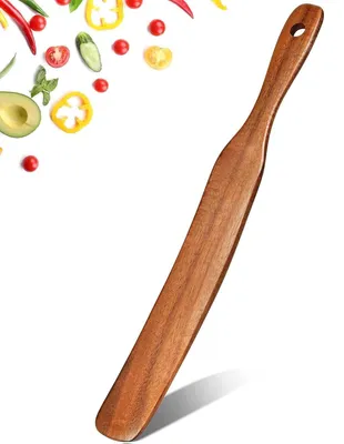 Image de Spurtle en bois pour la cuisson du pain au levain