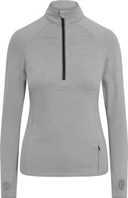 Produktbild von AWDis Cool - Base Layer Oberteil mit halbem Reißverschluss für Damen Langärmlig RW9193 (38 DE) (Silbergrau)