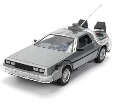 Immagine prodotto di Ritorno al futuro, macchina del tempo per il 40° anniversario, Hollywood Rides, replica di Dlorean