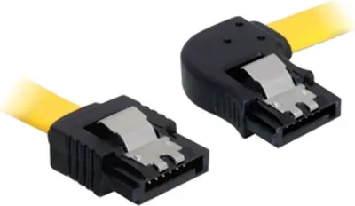 Produktbild von DeLOCK 0.3m SATA M/M, 0,3 m, Männlich/Männlich, Gelb