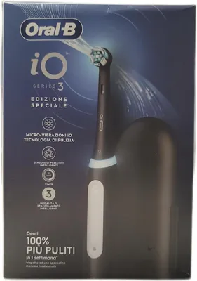 Produktbild von Oral-B Elektrische Zahnbürste iO 3 Schwarz 1 Ersatzkopf 1 Oral Care