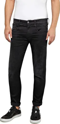 Produktbild von Replay Herren Anbass Hyperflex Clouds Jeans, Schwarz 31W x 30L