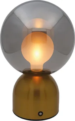 Image de Luxe - Lampe à poser - Lina - Or - H23 x Ø15