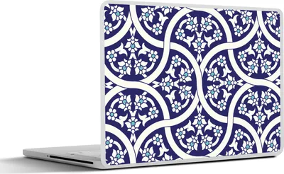 Produktbild von MuchoWow® Laptop Aufkleber Sticker Cover Blumen - Muster - Asien 40x30 cm - Laptop Dekoration - Selbstklebend