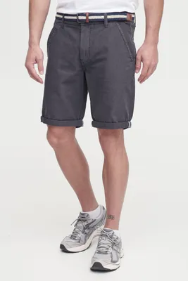 Produktbild von Indicode IDMews Herren Chino Shorts Bermuda kurze Hose mit Gürtel Eingriffstaschen 100% Baumwolle Regular fit