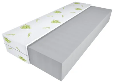 Produktbild von Matratze 90x200 Kaltschaum H3 hart, wendbar, T25 Schaum, Aloe Vera Bezug, 13 cm, orthopädisch