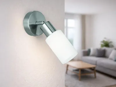 Produktbild von RL LIVE YOUR LIGHT Reality Leuchten Wandspot Mars R80011007, Metall Nickel matt,