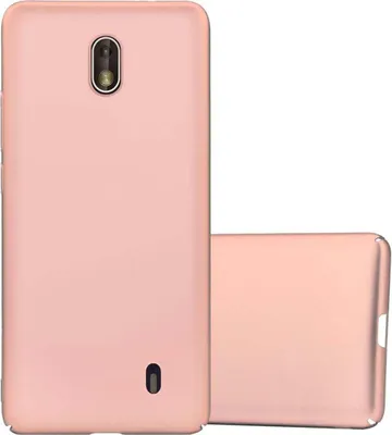 Produktbild von Cadorabo Hülle für Nokia 1 2018 Schutzhülle in Rosa Hard Case Handy Hülle Etui